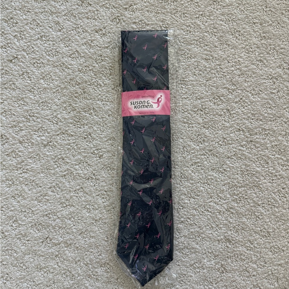 NWT Susan G. Komen pink breast cancer tie